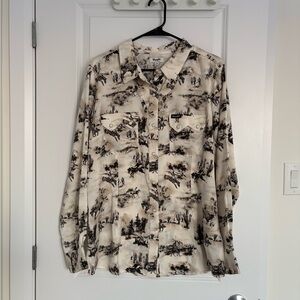BRAND NEW Wrangler Retro Cream and Black Shirt